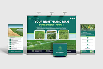 create high quality trade show booths, backdrop, and retractable standing banner