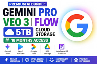 setup gemini pro, veo3 with pro, google ai pro upto 18 month