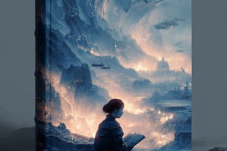 design your book cover design, cover art and format