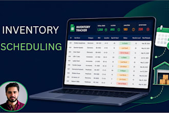 create an inventory tracker or staff schedule in excel