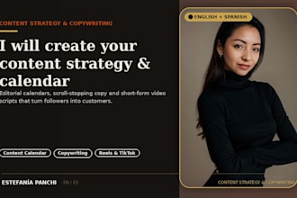 create a content strategy and calendar for your brand