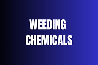 create do weeding chemicals materials products preparing chemicals