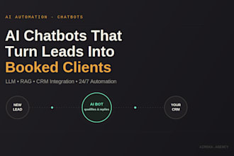 build an ai chatbot for lead generation and business automation