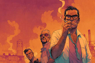 draw custom comic book art and graphic novel pages