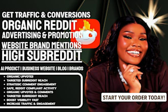 do organic reddit seo post boost ai product brand blog website comment thread