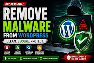 remove malware from wordpress website and fix hacked site