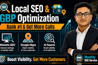 provide monthly SEO services to help your local business rank on google