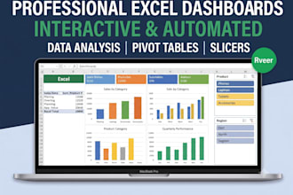 create dynamic excel dashboards and automate reports