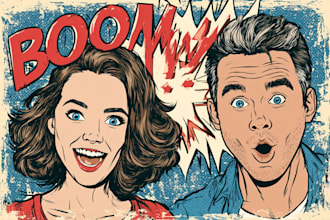 create comic book art