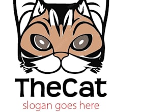 design pet, dog, cat or animal and veterinary clinic logo