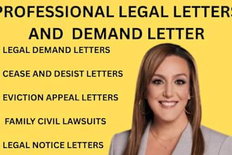 draft a powerful legal demand letter for payment, defamation, or contract issues