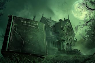 design professional horror book cover or ebook cover