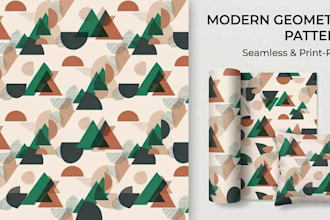 create seamless textile print designs