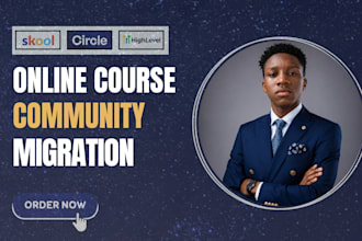 migrate kajabi teachable ghl podia circle so to skool online course community