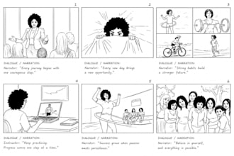 create professional storyboards for films, commercials and animation