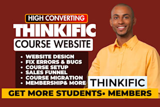 build thinkific online course website thinkific sales funnel course upload
