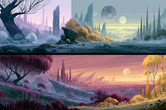 design stunning environment concept art