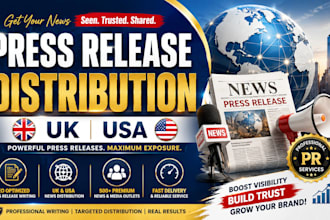 uk press release, usa press release distribution and press release writing