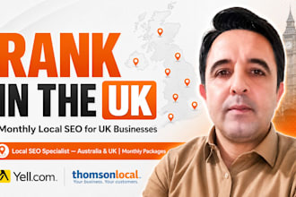 do monthly local SEO for UK businesses to rank on google maps