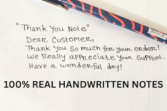 write real handwritten notes