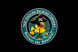 design ducking bar brewing company logo
