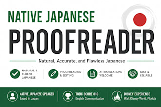 proofread and edit your japanese translation
