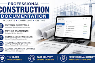 prepare construction technical documents