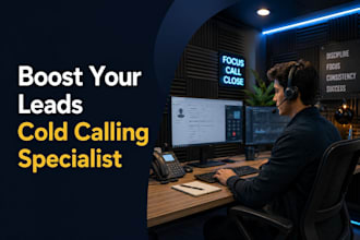 be your professional cold caller and telemarketer