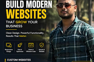 create a professional website