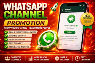grow your whatsapp channel 5k followers whatsapp channel promotion