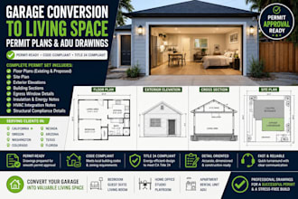 home addition floor plans and permit drawings