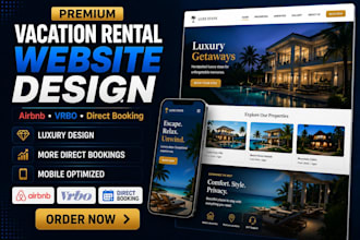 create a vacation rental, vacation website, airbnb website, rental website