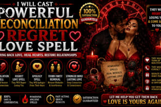 cast powerful reconciliation regret love spell, apology third party removal