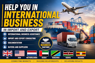 help in international business related work export import