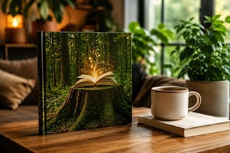 create professional book and product mockups