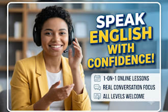 give private one to one english lessons