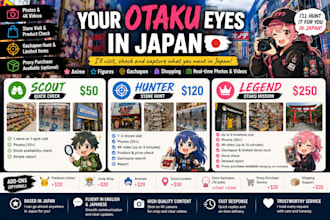 be your otaku eyes in japan