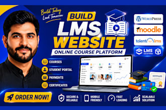 create elearning online course on talentlms, graphy, moodle and wordpress lms