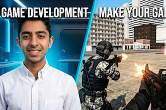 be your unity game developer and  programmer