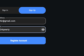 develop flutter mobile app with firebase backend