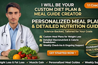 create a custom weight loss meal plan