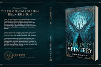 design fantasy and minimal book and ebook cover