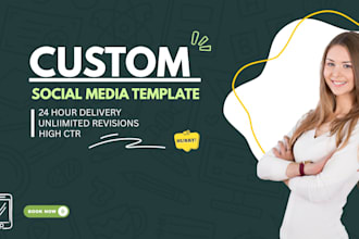 design eye catching youtube thumbnails and social media posts using canva pro