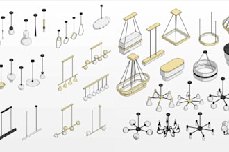 update revit lighting families with smart parameters