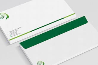design a letterhead and envelope