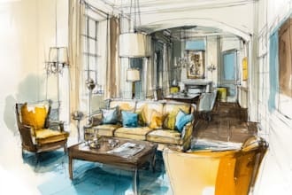 create interior design and help with interior decor