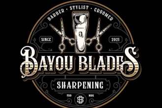 design stunning barber logo, beauty salon and barber shop