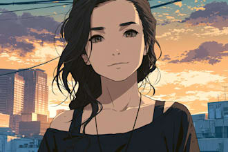 create unique anime portrait