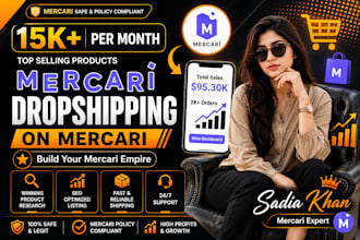 mercari dropshipping on profit share