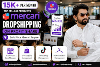 mercari dropshipping on profit share